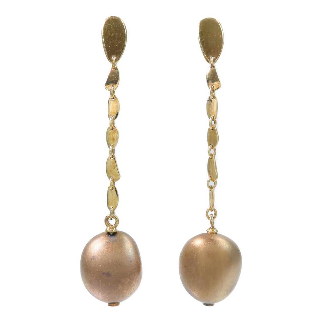 18K Yellow and Rose Gold Jewelry Earrings (1 of 9)
