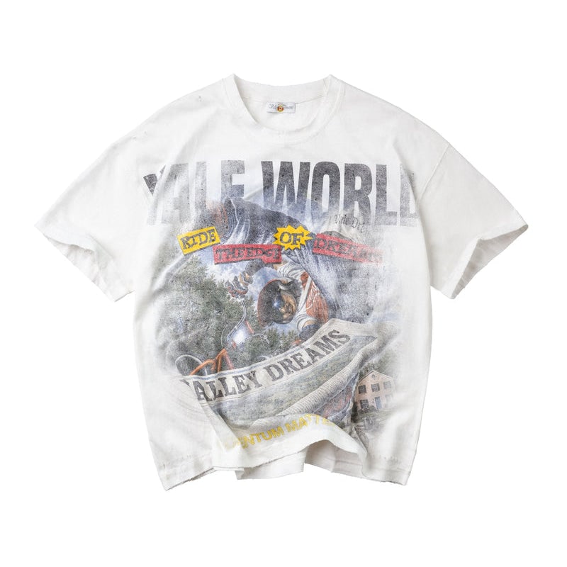 White Vale Forever Newspaper T Shirt Size Large (1 of 1)