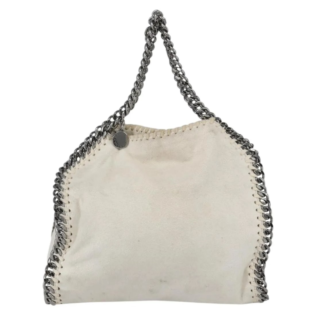 Stella McCartney Falabella Fold Over White Polyester Shoulder Bag (1 of 18)