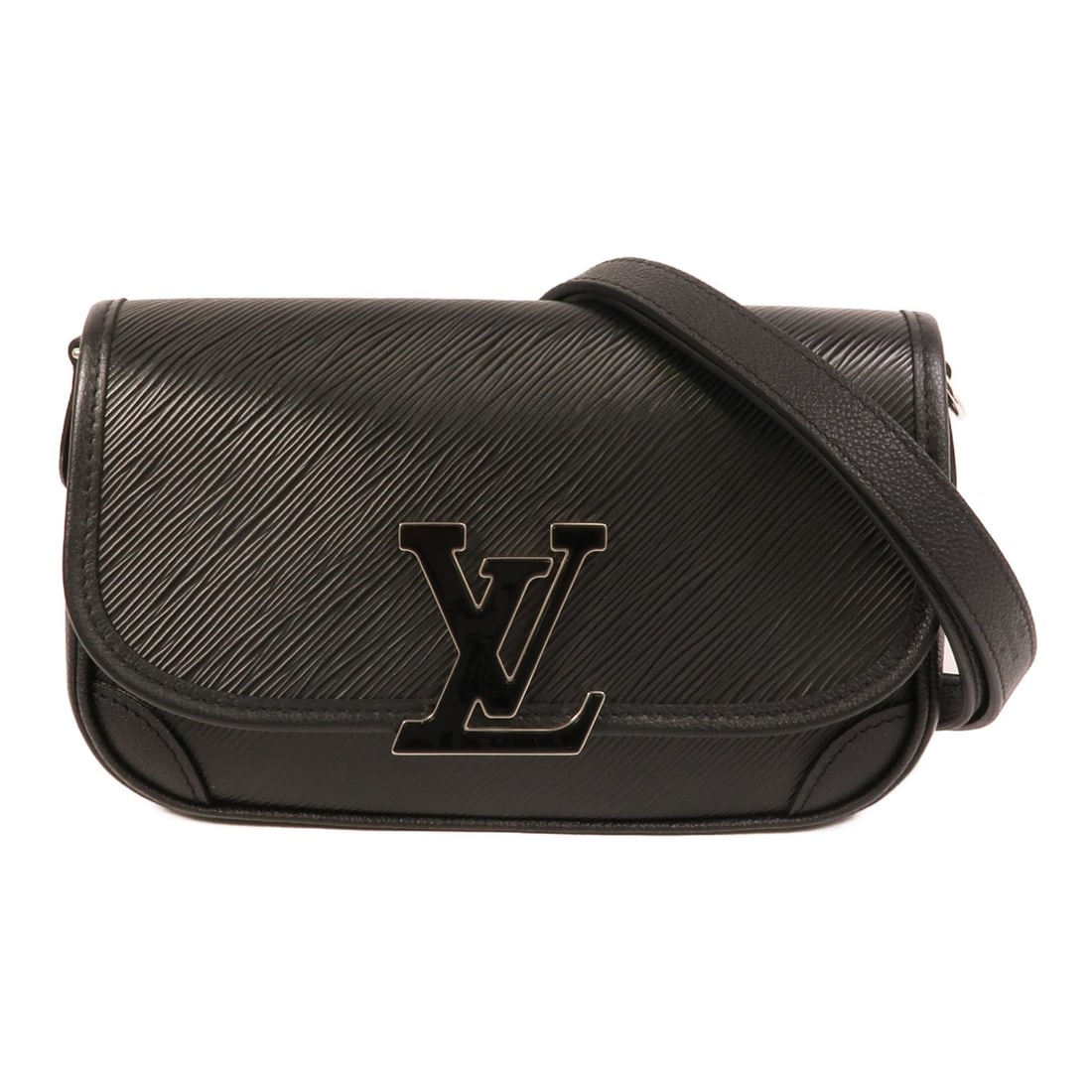 Louis Vuitton Buci M59386 Epi Calfskin Shoulder Bag Black: Louis Vuitton Buci M59386 Epi Calfskin Shoulder Bag Black Louis Vuitton Buci Shoulder Bag in black Epi and calfskin (cowhide). The bag features a shoulder strap, magnetic pocket, one open outside pock