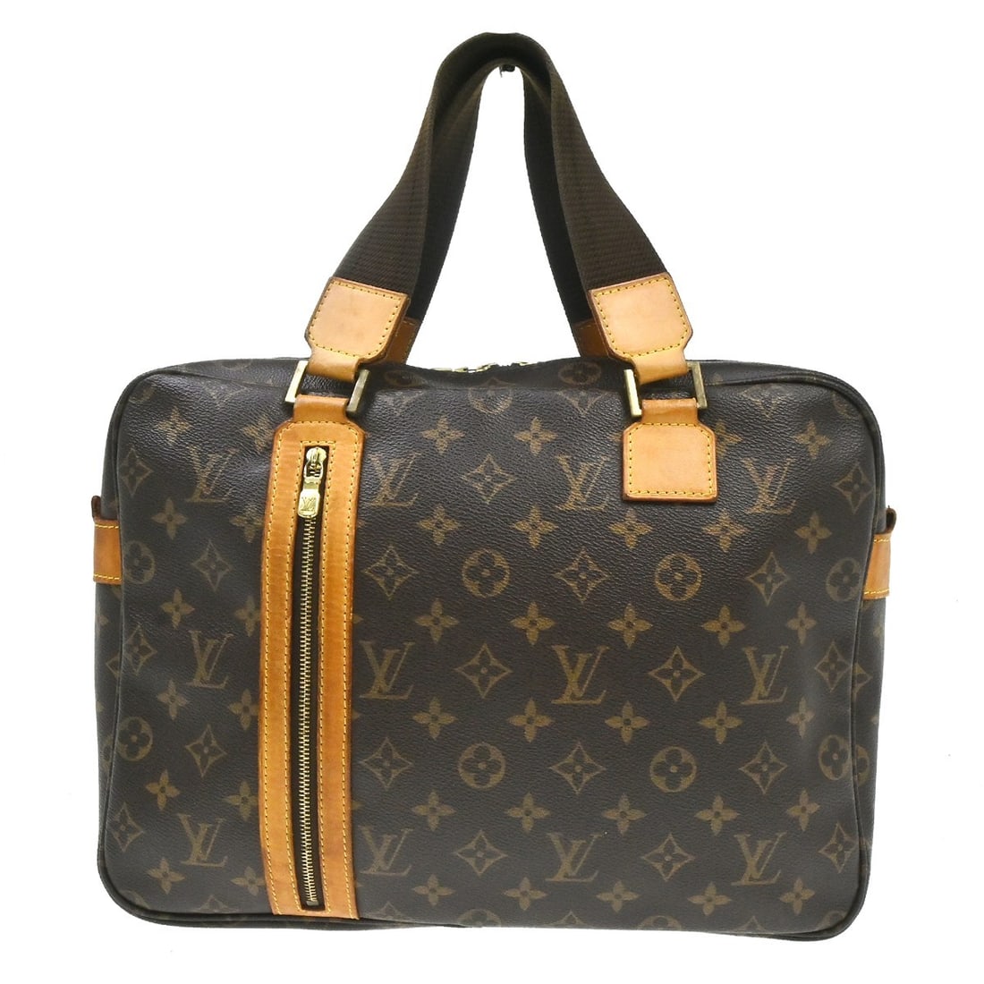 Louis Vuitton Sac Bosphore 2way Monogram Canvas Handbag M40043: Louis Vuitton Sac Bosphore 2way Monogram Canvas Handbag M40043 Vintage Louis Vuitton Sac Bosphore 2-way handbag in brown Monogram canvas with leather trim. This medium handbag features double handles,