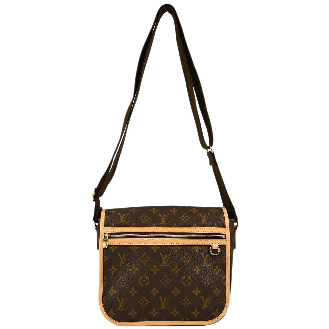 Louis Vuitton Bosphore PM Monogram Crossbody Messenger Bag M40106: Louis Vuitton Bosphore PM Monogram Crossbody Messenger Bag M40106 Louis Vuitton Monogram Messenger Bosphore PM shoulder bag in brown Monogram canvas and leather, made in France. It features a flap mag
