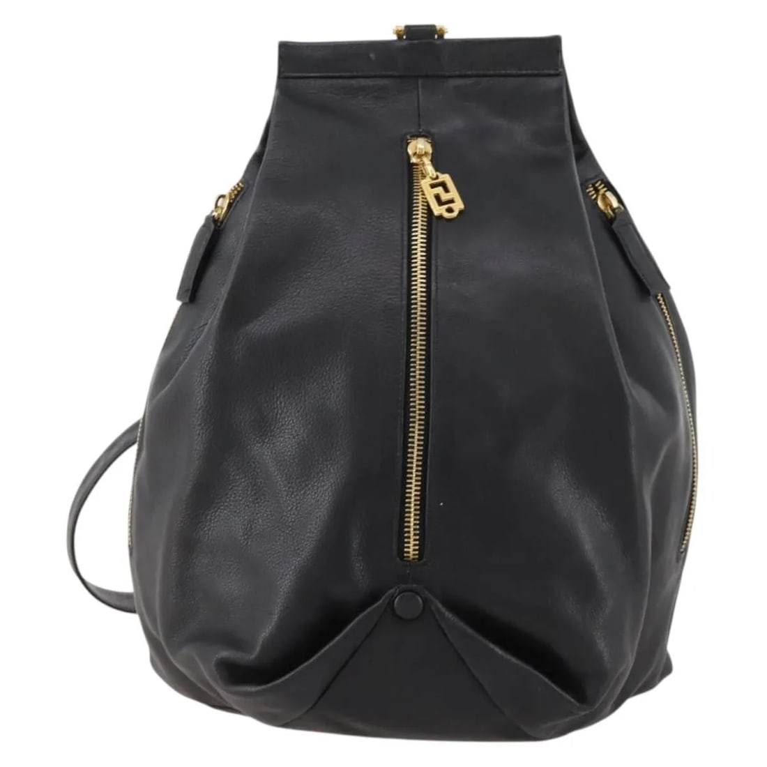 Versace Vintage black leather shoulder bag Italy: Versace Vintage black leather shoulder bag Italy This Versace vintage shoulder bag is crafted from black leather and designed for women. It features a spacious interior, a shoulder strap, and metal fi