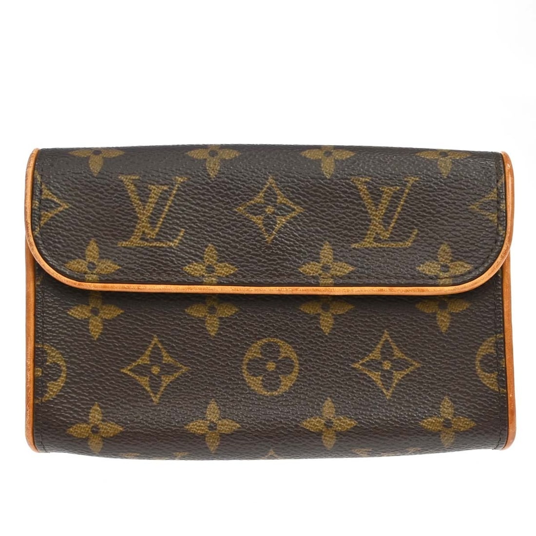 Louis Vuitton Pochette Florentine Monogram Waist Bag M51855: Louis Vuitton Pochette Florentine Monogram Waist Bag M51855 Vintage Louis Vuitton Pochette Florentine bum bag in brown Monogram canvas and leather. This women's small bag features a magnetic snap clos