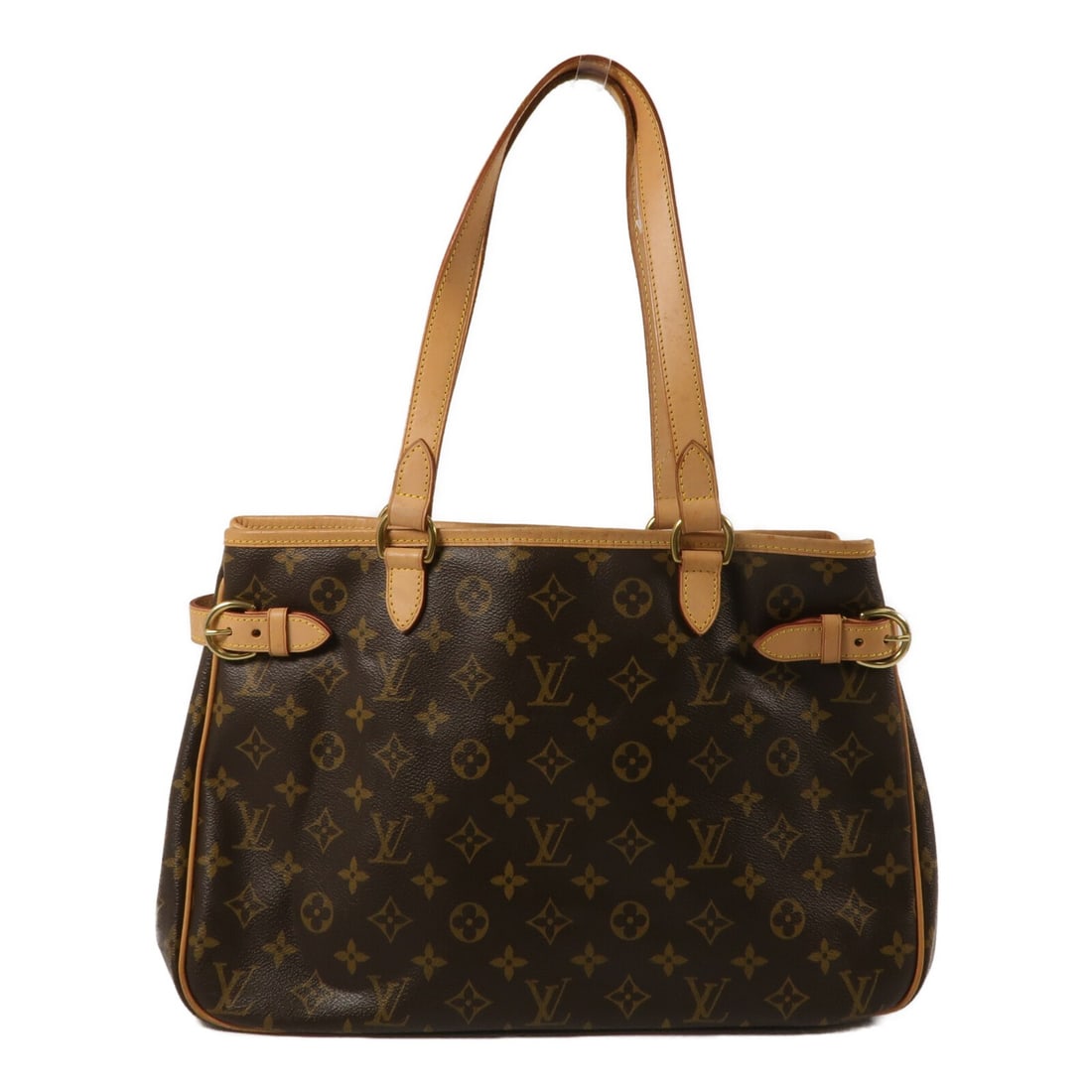 Louis Vuitton Batignolles Horizontal Monogram Shoulder Bag M51154: Louis Vuitton Batignolles Horizontal Monogram Shoulder Bag M51154 Louis Vuitton Batignolles Horizontal shoulder bag in Brown monogram PVC coated canvas. The bag features a spacious horizontal silhouet