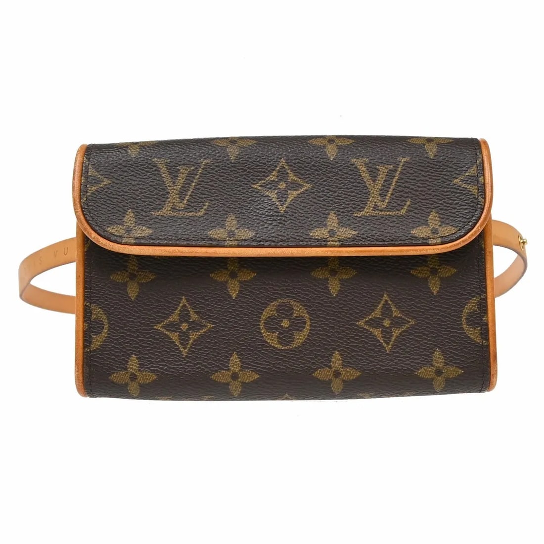 Louis Vuitton Florentine Pochette Brown Monogram Canvas Bag: Louis Vuitton Florentine Pochette Brown Monogram Canvas Bag Louis Vuitton Florentine Pochette in brown monogram canvas. This women's bag is made in France and is presented in good used condition, with