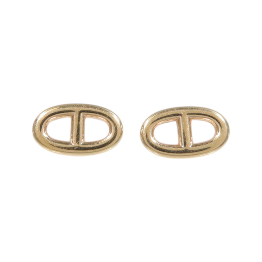 18K Rose Gold Earrings Hermes Farandole: 18K Rose Gold Earrings Hermes Farandole HERMES Farandole earrings in 18K rose gold, presented in very good AB condition. The pair comes with a storage box/case. Specifications Brand Name: HERMES Item 