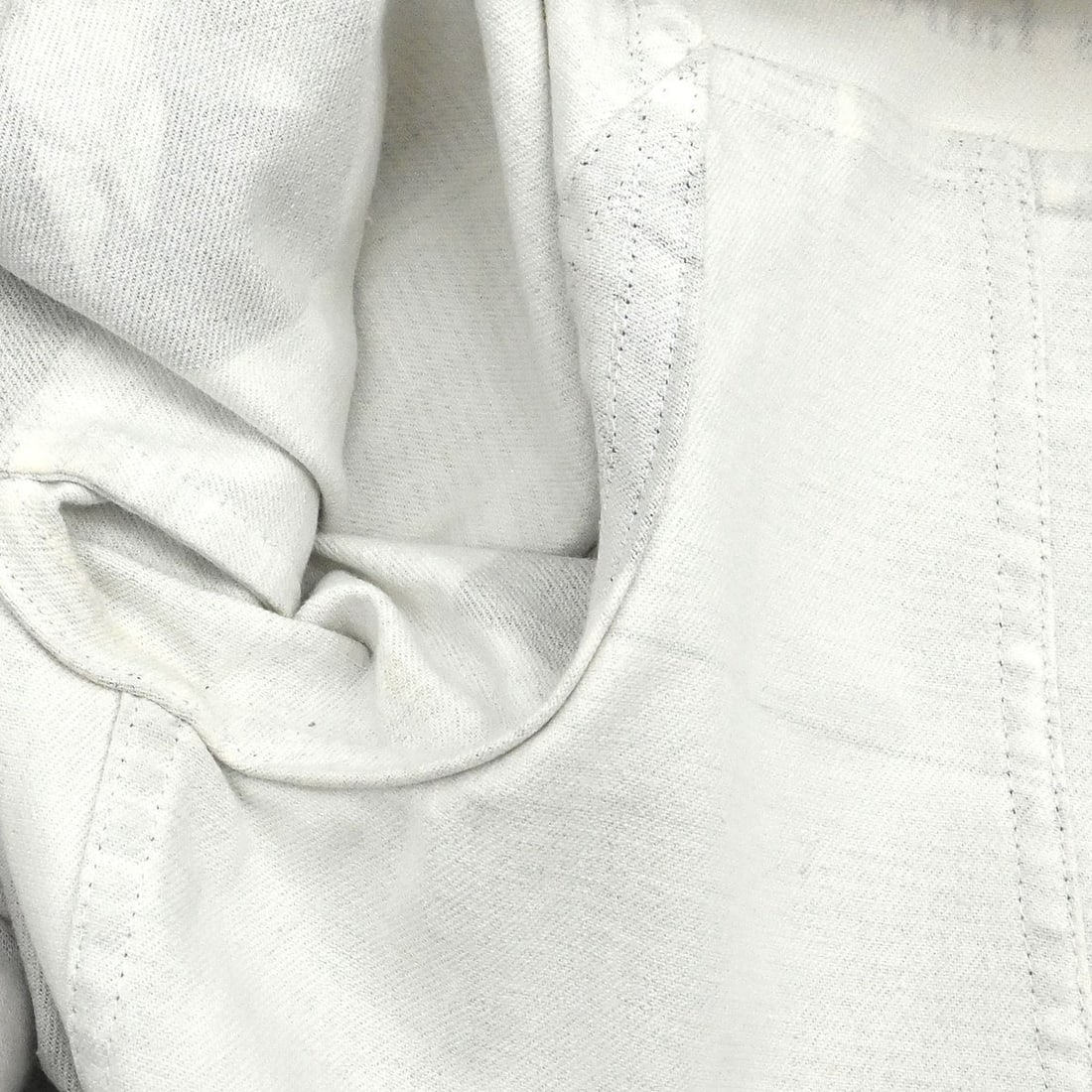 Dior White Mid Length Collared Jacket Size 40 - 8