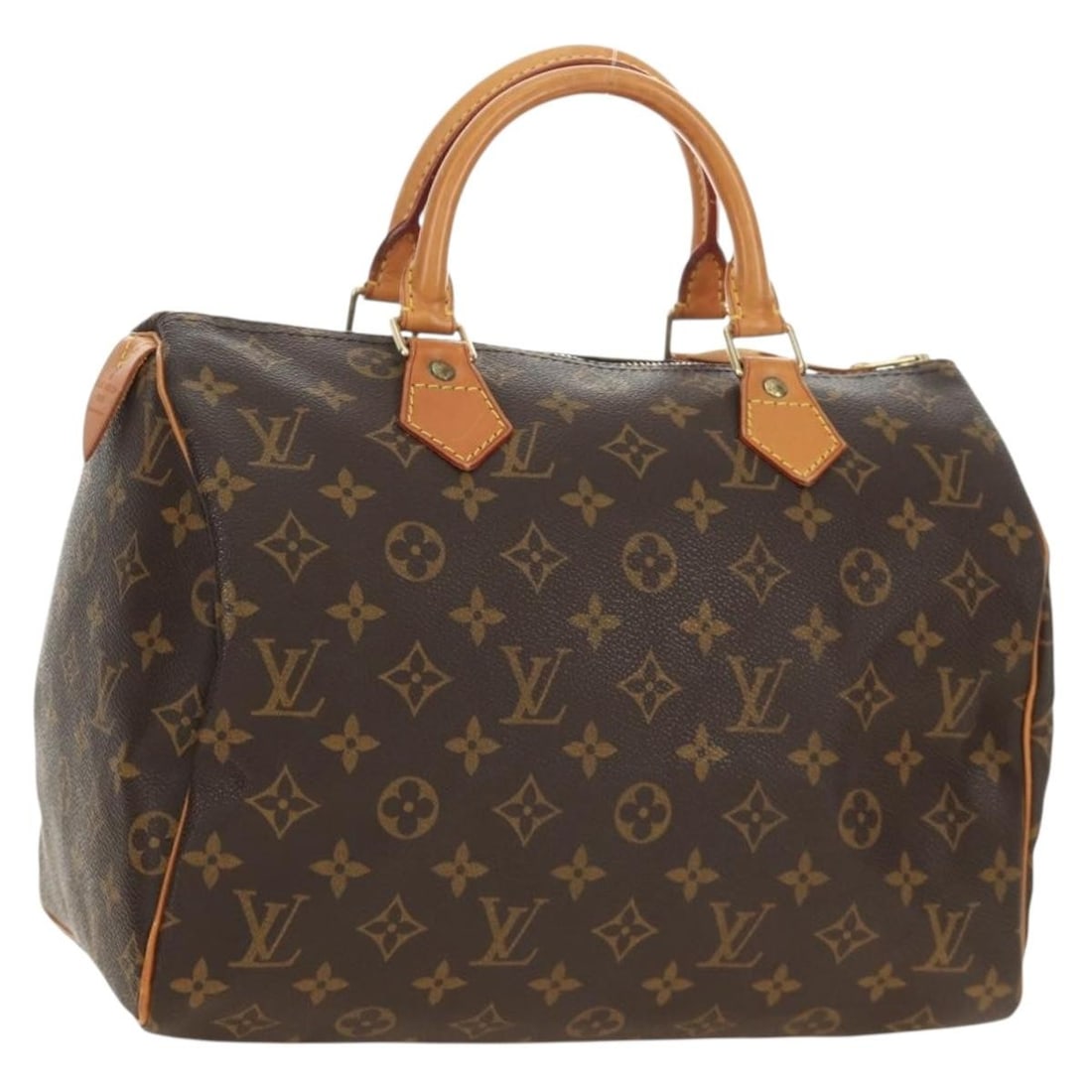 Louis Vuitton M41526 Speedy 30 Monogram Canvas Handbag: Louis Vuitton M41526 Speedy 30 Monogram Canvas Handbag Louis Vuitton Speedy 30 handbag in Monogram canvas, made in France. This women's handbag includes a dust bag and shows reasonable wear and tear c
