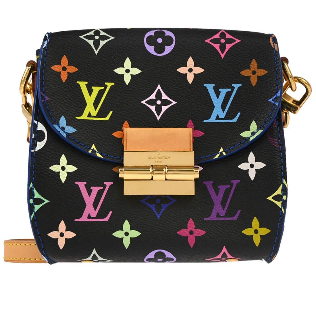 Louis Vuitton Multicolor Heart Breaker Crossbody Bag Black M40659 (1 of 10)