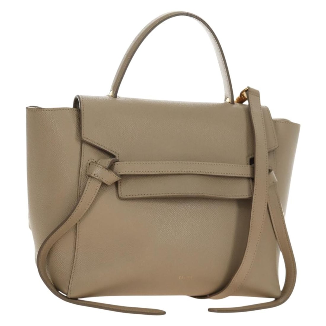 CELINE Micro Belt Bag 2way Leather Handbag Beige Gold Tone: CELINE Micro Belt Bag 2way Leather Handbag Beige Gold Tone CELINE Belt Bag Micro hand bag in leather, designed for women and made in Italy. The bag comes in Beige/Gold and includes a dust bag and shou
