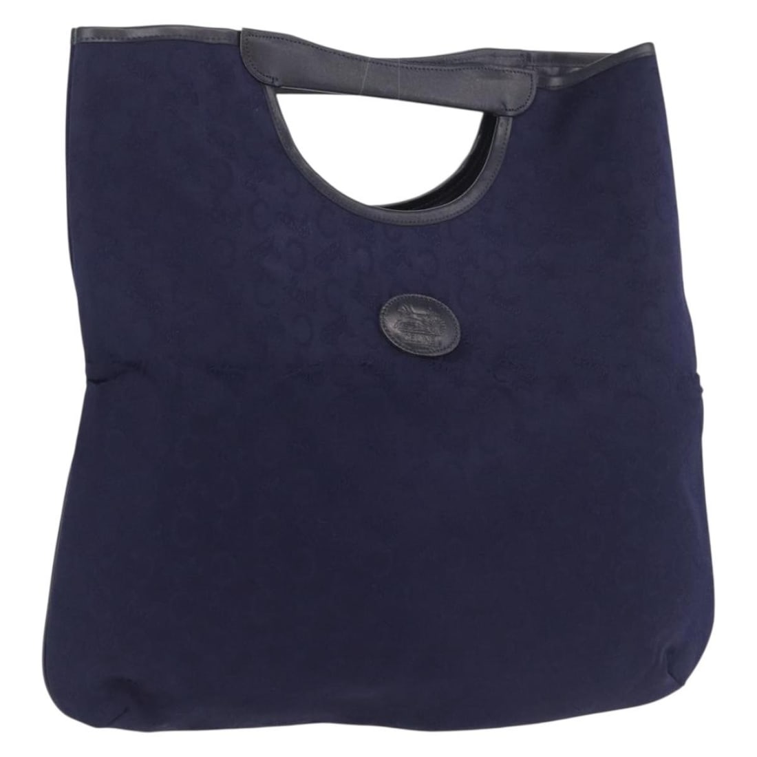 Celine Sulky Navy Canvas Handbag: Celine Sulky Navy Canvas Handbag A CELINE C Sulky hand bag in navy canvas, made in Japan. The bag measures approximately W42 x H39 x D1 cm, with a handle drop of approximately 6 cm. It is offered in A