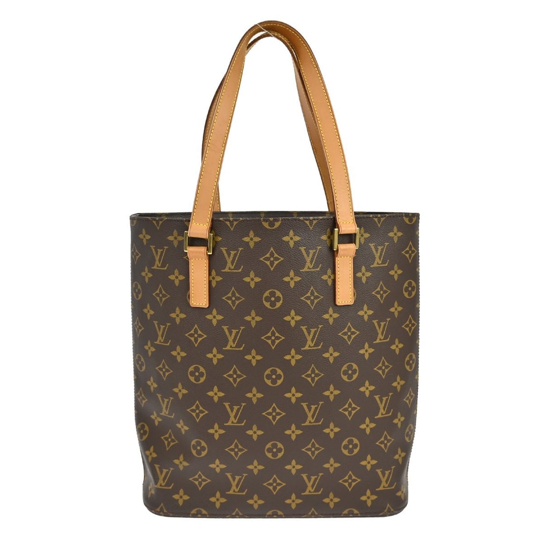 Louis Vuitton Vavin GM Monogram Canvas Tote M51170 SR0041: Louis Vuitton Vavin GM Monogram Canvas Tote M51170 SR0041 Vintage Louis Vuitton Vavin GM tote handbag in brown Monogram canvas and leather. This open-top bag features double handles, logo accents, and