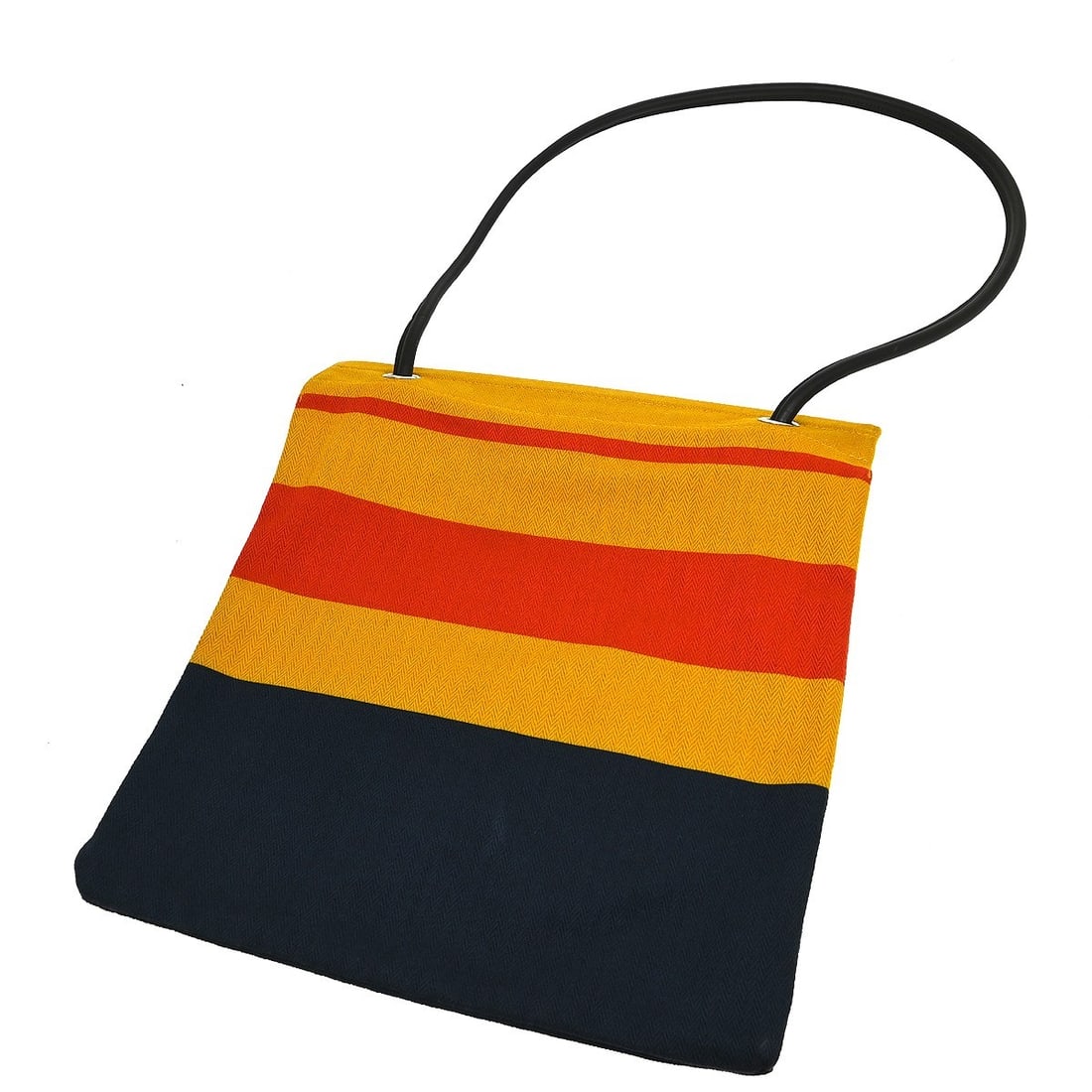 HERMES Rocabar Medium Cotton Shoulder Bag Beige France: HERMES Rocabar Medium Cotton Shoulder Bag Beige France Hermes Rocabar cotton shoulder bag in a medium size, designed for casual wear. It features a beige exterior with brown, red, and other colors, a 