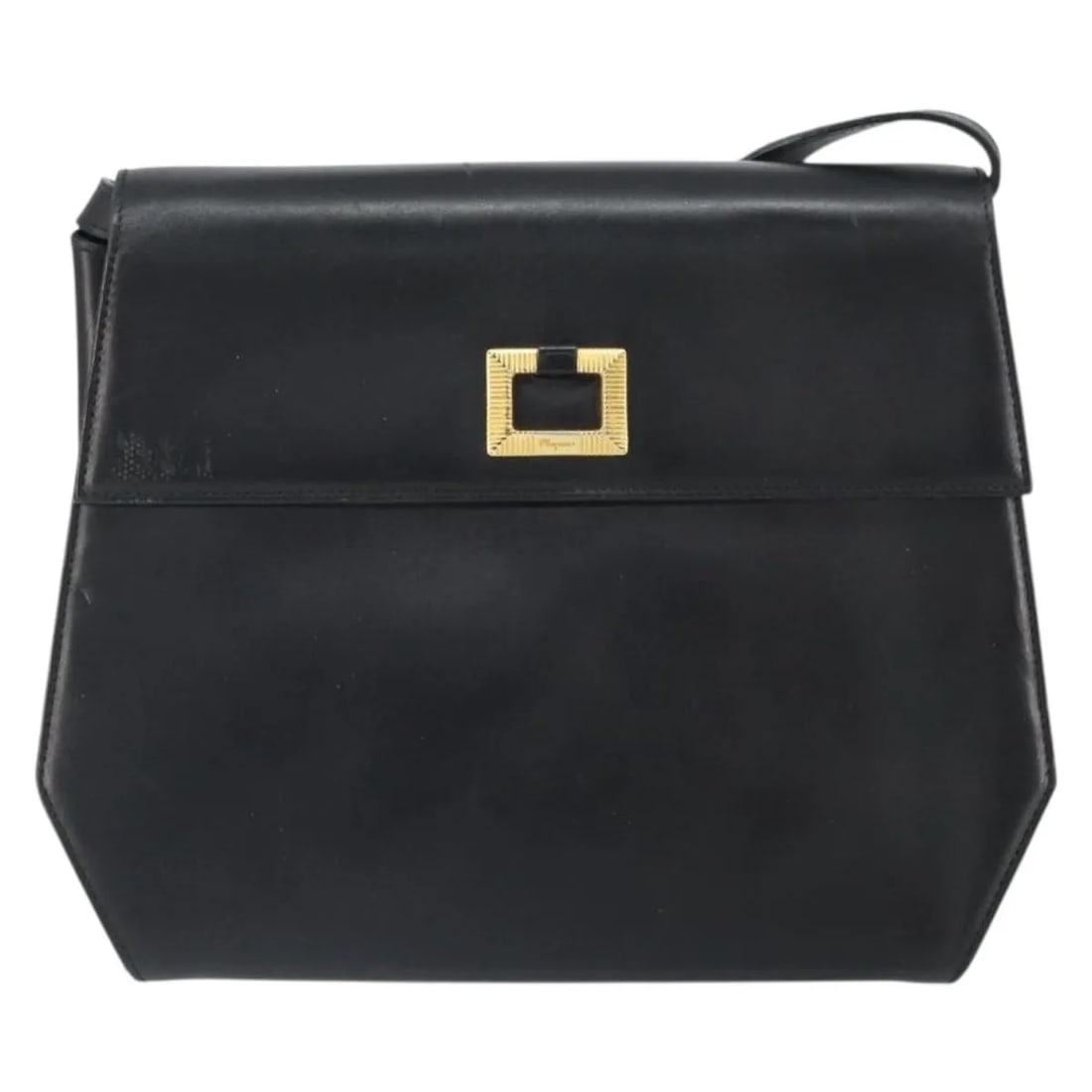 Black Leather Shoulder Bag Salvatore Ferragamo Vintage: Black Leather Shoulder Bag Salvatore Ferragamo Vintage This Salvatore Ferragamo vintage shoulder bag is crafted from black leather and designed for women. It features a classic silhouette with a spaci