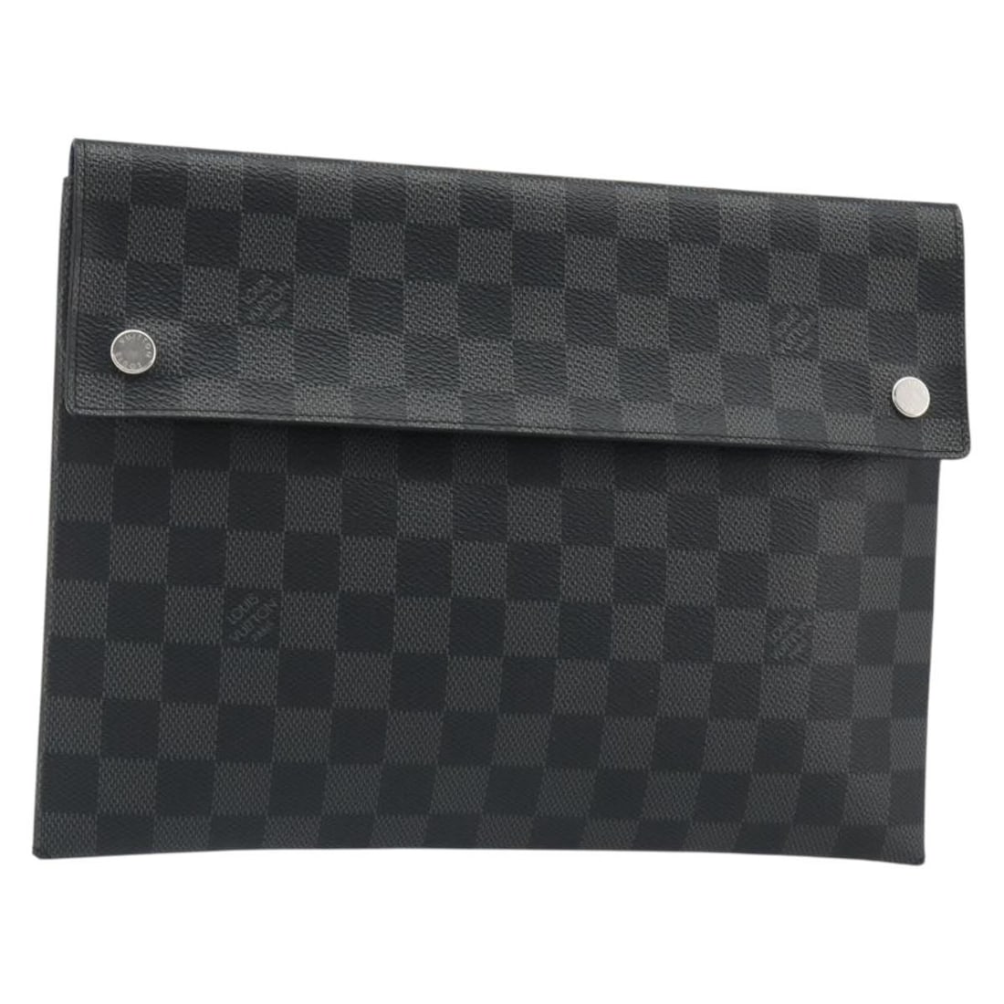 Louis Vuitton N60255 Alpha Triple Pouch Clutch Damier Graphite Canvas (1 of 18)