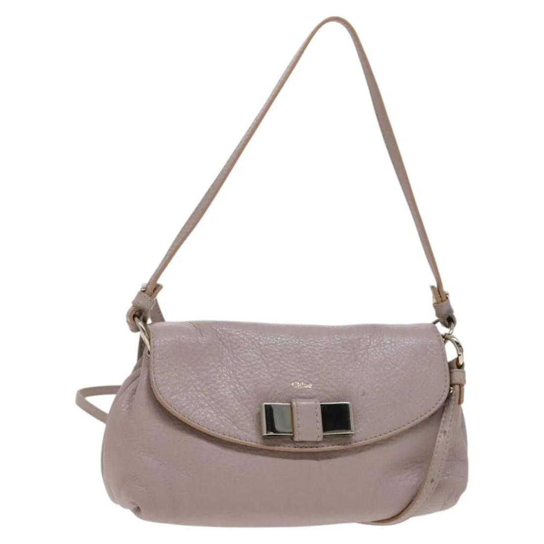 Chloe Lily leather shoulder bag purple 19cm Romania: Chloe Lily leather shoulder bag purple 19cm Romania This Chloe Lily Shoulder Bag is crafted from beige leather and features a compact silhouette. Made in Romania, it is designed for women and includes