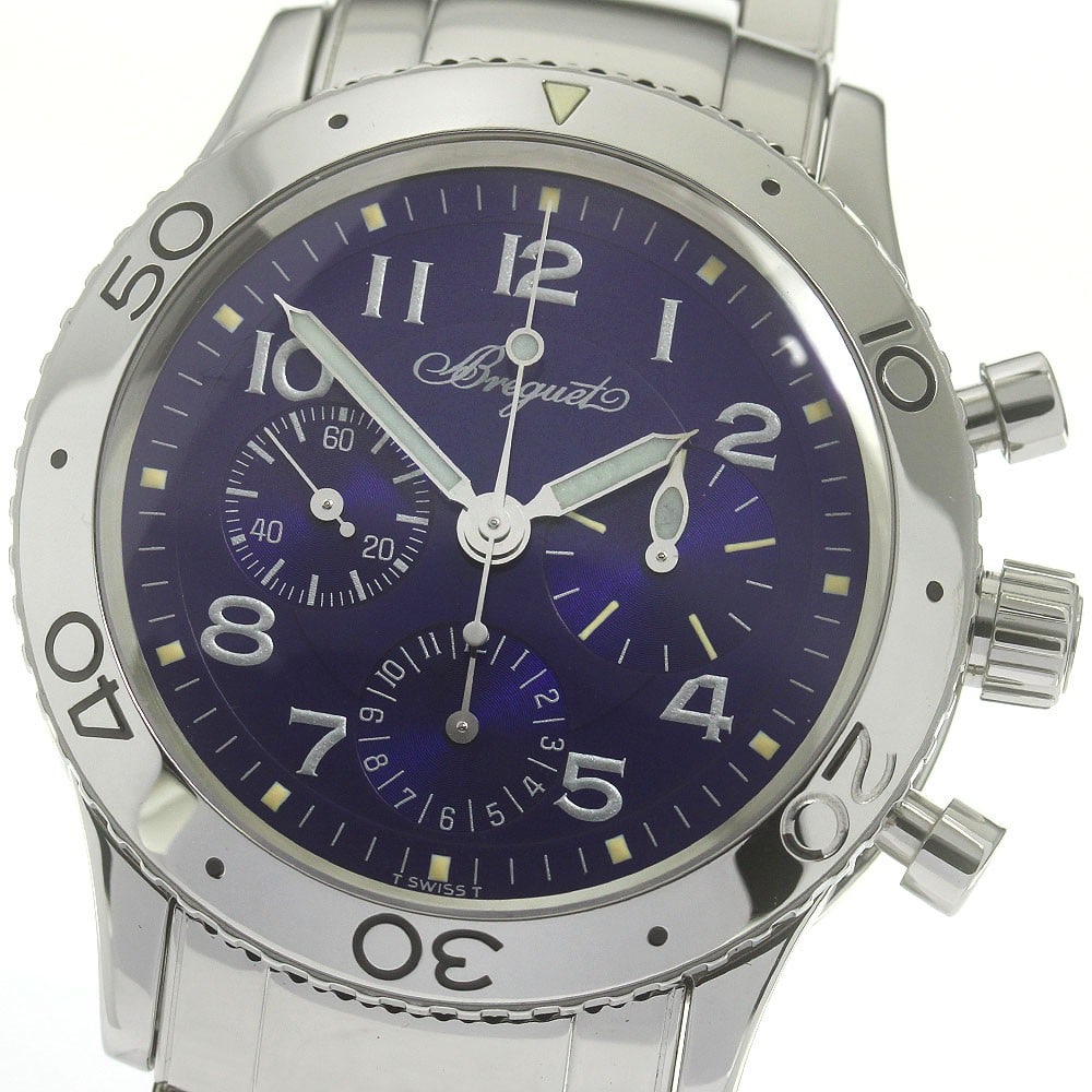 Breguet Aeronavale Type XX 3807 Chronograph Limited Edition Watch: Breguet Aeronavale Type XX 3807 Chronograph Limited Edition Watch This Breguet 3807 Aeronavale Type XX Chronograph is a Limited Edition men's wristwatch featuring a stainless steel case and band with 