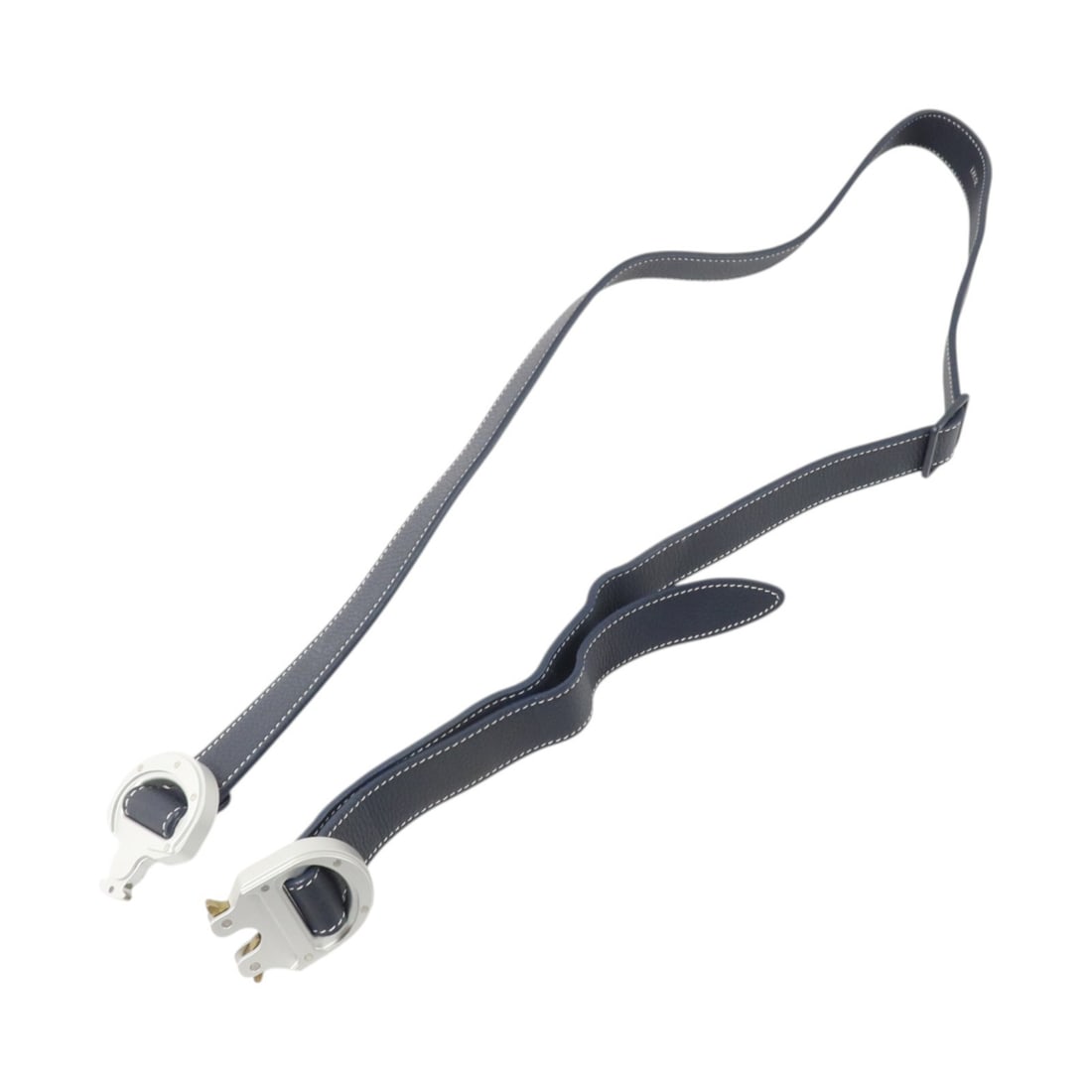 Dior 4330AGYLLH00B CD Calfskin Shoulder Strap Navy Blue: Dior 4330AGYLLH00B CD Calfskin Shoulder Strap Navy Blue Christian Dior shoulder strap in navy blue calfskin leather, identified by model number 4330AGYLLH00B. The strap has a width of 2.3 cm and an ov