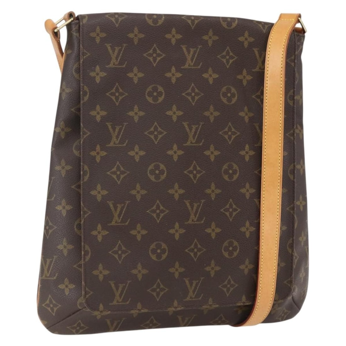 LOUIS VUITTON Monogram Musette Shoulder Bag M51256 Auth France: LOUIS VUITTON Monogram Musette Shoulder Bag M51256 Auth France This authentic Louis Vuitton Monogram Musette Shoulder Bag (model M51256) is a stylish accessory crafted from durable monogram canvas. Ma