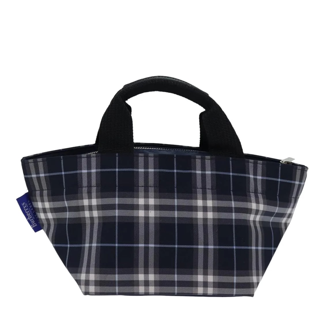 Burberry Nova Check Blue Label Nylon Handbag Navy (1 of 18)