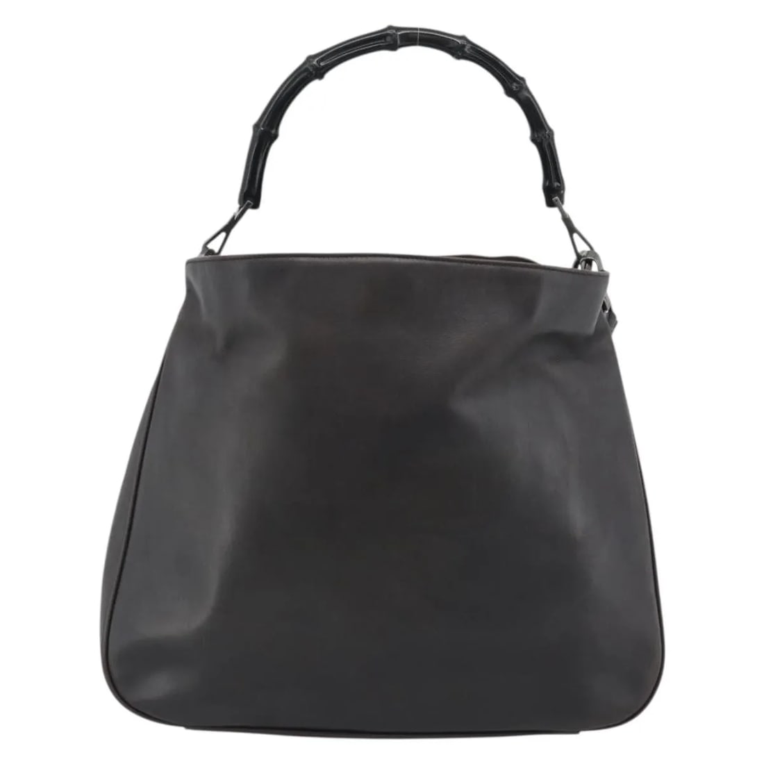 Gucci Vintage Bamboo Hobo Brown Leather Handbag (1 of 18)