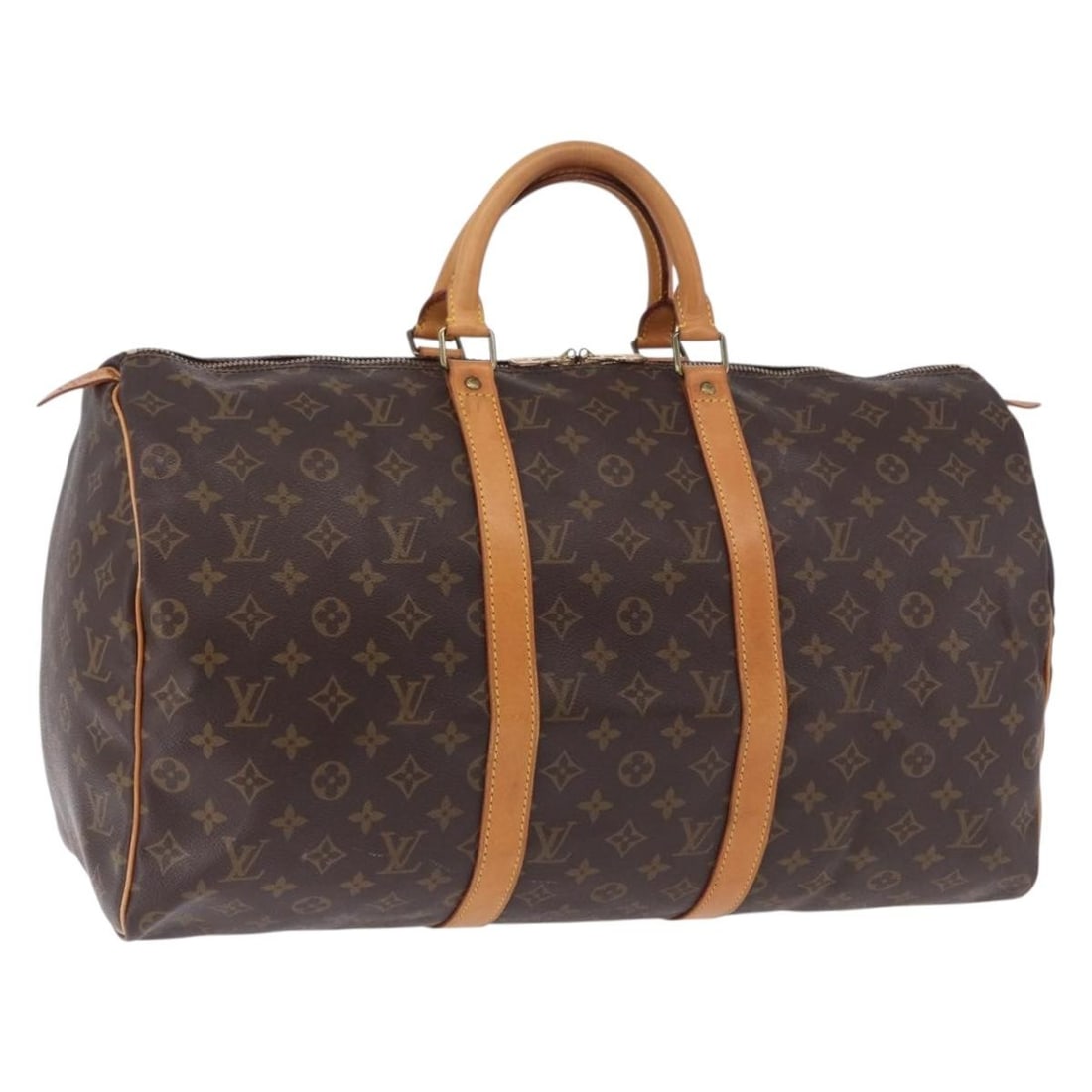 Louis Vuitton M41426 Keepall 50 Monogram Canvas Boston Bag: Louis Vuitton M41426 Keepall 50 Monogram Canvas Boston Bag Louis Vuitton Keepall 50 Boston bag in Monogram Canvas, made in France. The bag is identified as product no. M41426 and is presented in Monog