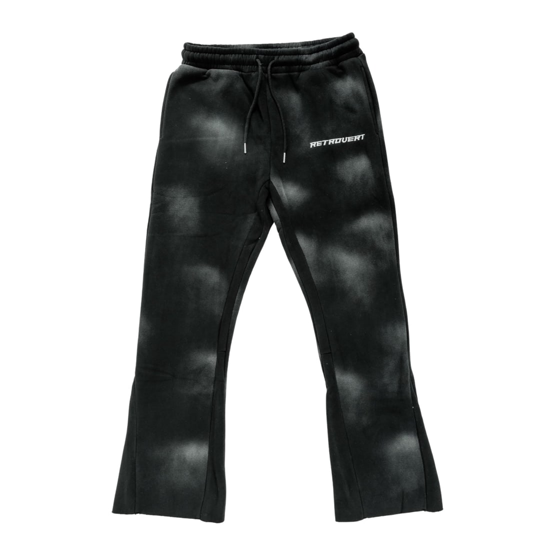 Retrovert charcoal flare sweatpants medium high waisted (1 of 1)