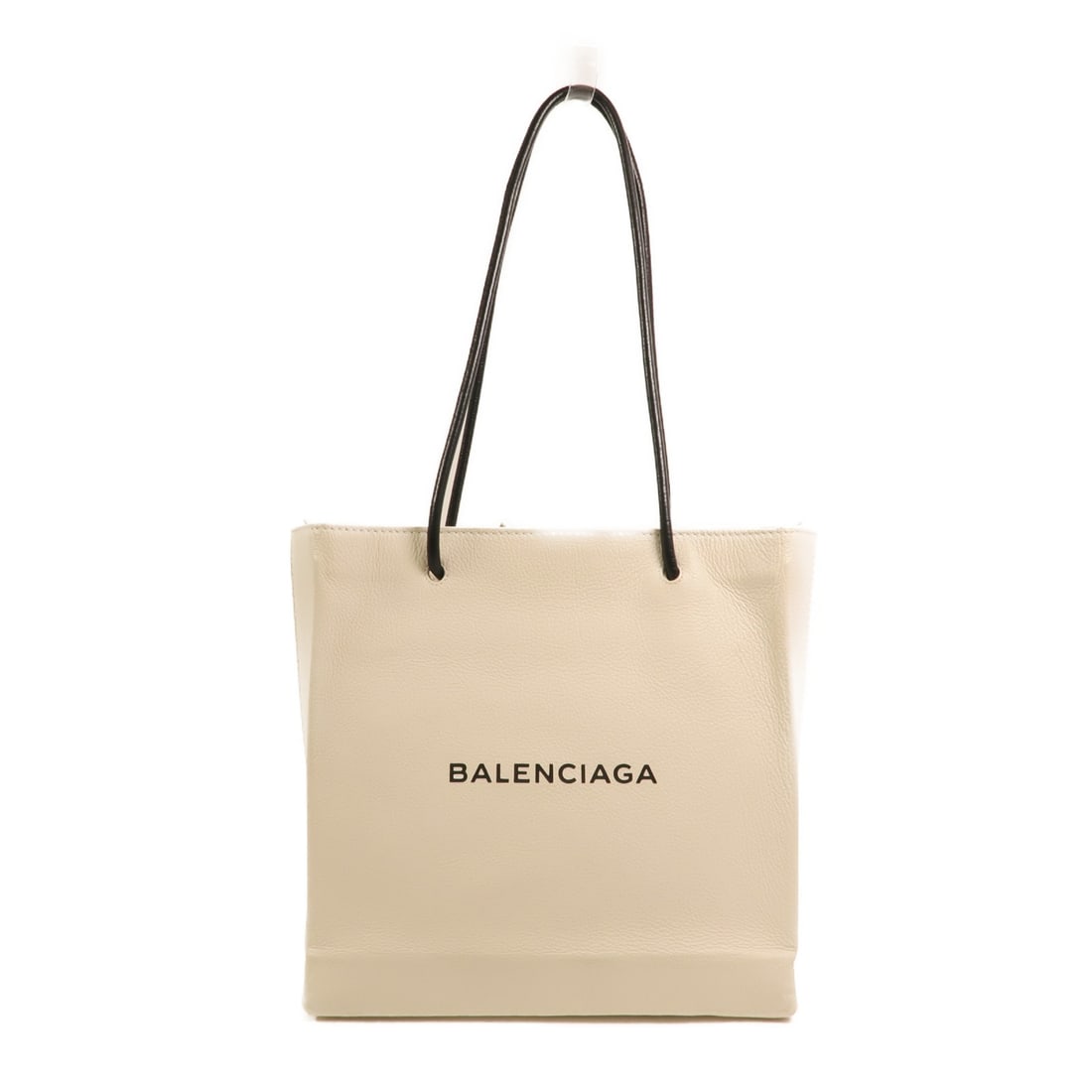 Balenciaga 491660 White Calfskin Shoulder Tote Bag: Balenciaga 491660 White Calfskin Shoulder Tote Bag This Balenciaga shoulder tote bag is crafted from white calfskin leather, offering a sophisticated and versatile accessory for women. Featuring a sle