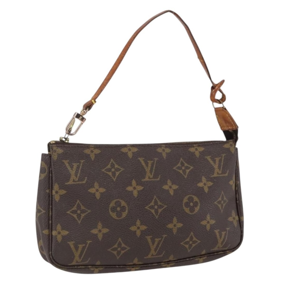 Louis Vuitton M51980 Monogram Canvas Accessory Pouch France: Louis Vuitton M51980 Monogram Canvas Accessory Pouch France Louis Vuitton Monogram Pochette Accessoires pouch in Monogram Canvas, made in France. This women's accessory pouch is identified by product 