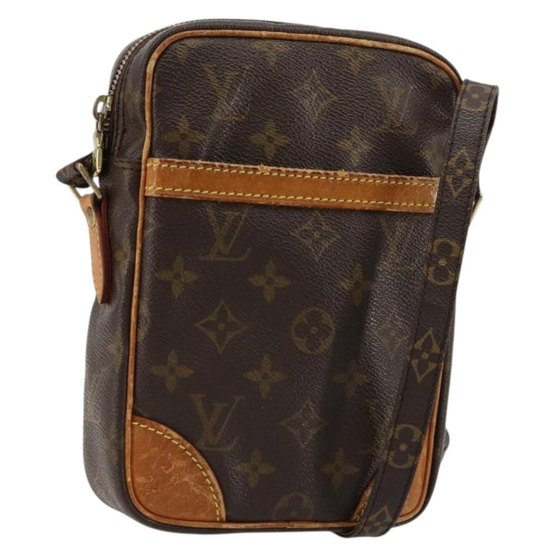 Louis Vuitton Danube M45266 Monogram Canvas Shoulder Bag: Louis Vuitton Danube M45266 Monogram Canvas Shoulder Bag Louis Vuitton Danube shoulder bag in Monogram Canvas, made in France. This women's bag features the classic Monogram color and a compact silhou