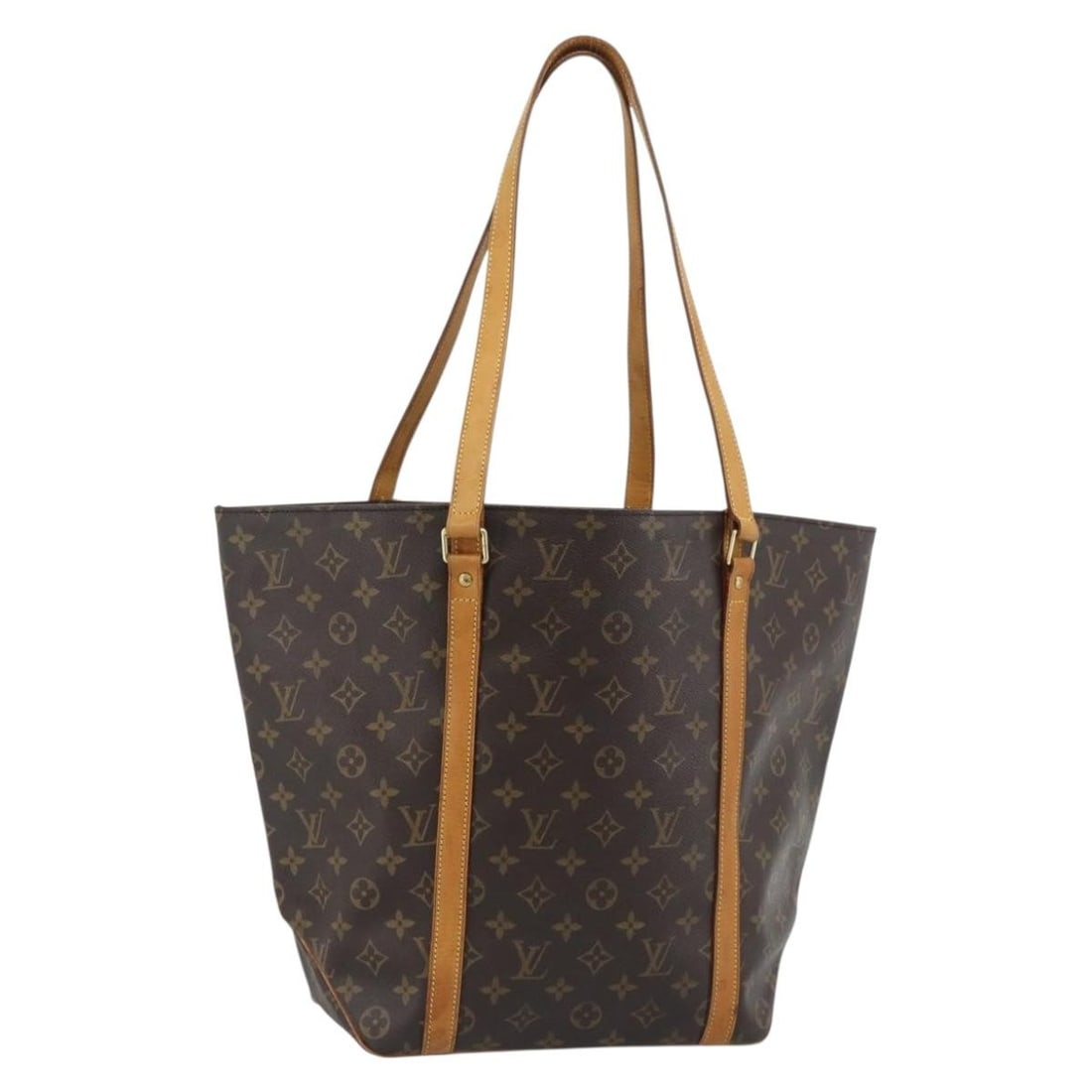 Louis Vuitton M51108 Sac Shopping Monogram Canvas Tote: Louis Vuitton M51108 Sac Shopping Monogram Canvas Tote Louis Vuitton Monogram Sac Shopping Tote Bag in Monogram Canvas, made in France. This tote features a spacious open design with a shoulder drop o
