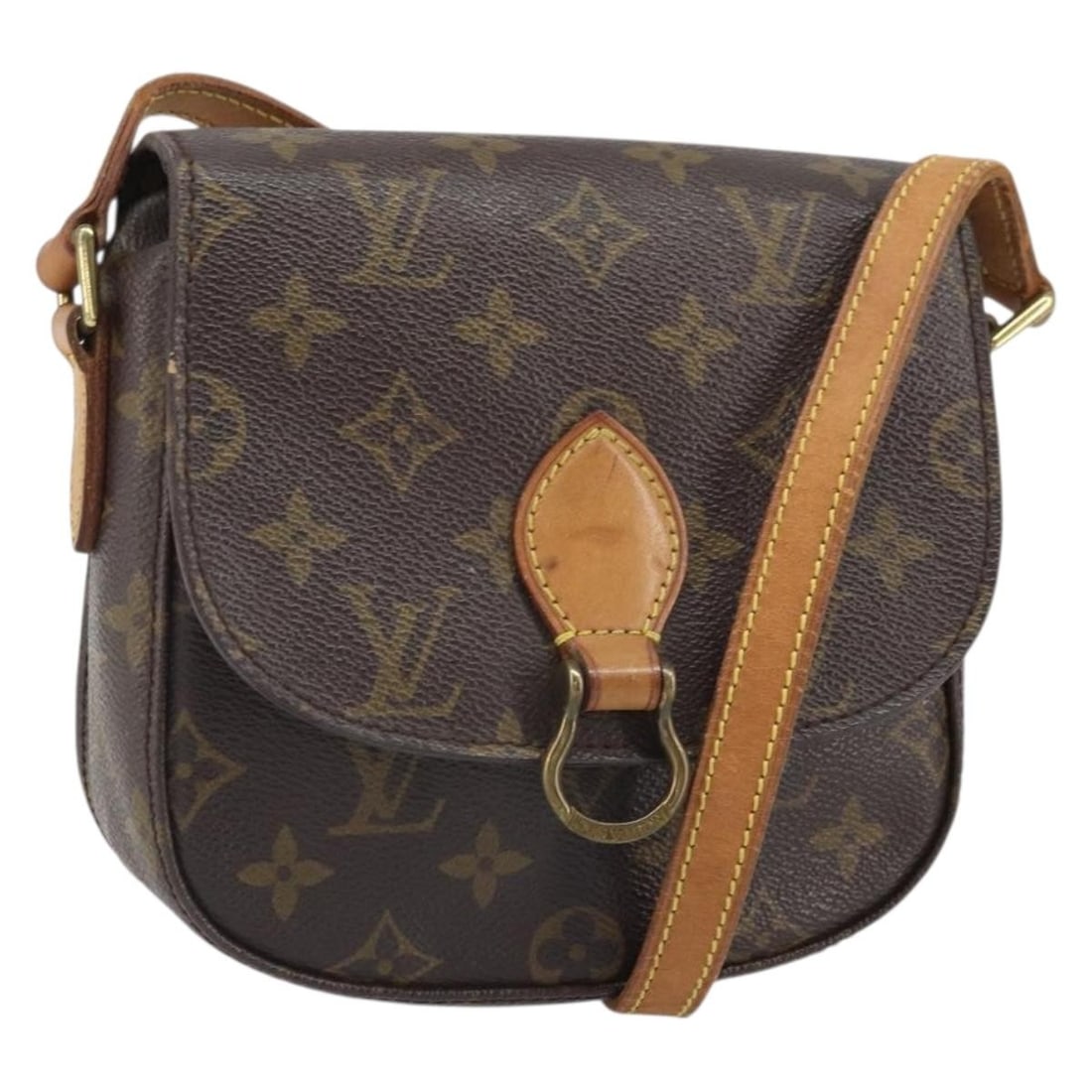 Saint Cloud PM Shoulder Bag by Louis Vuitton Monogram Canvas M51244: Saint Cloud PM Shoulder Bag by Louis Vuitton Monogram Canvas M51244 This is a Louis Vuitton Monogram Saint Cloud PM shoulder bag, crafted from the brand's signature monogram canvas. The bag features a