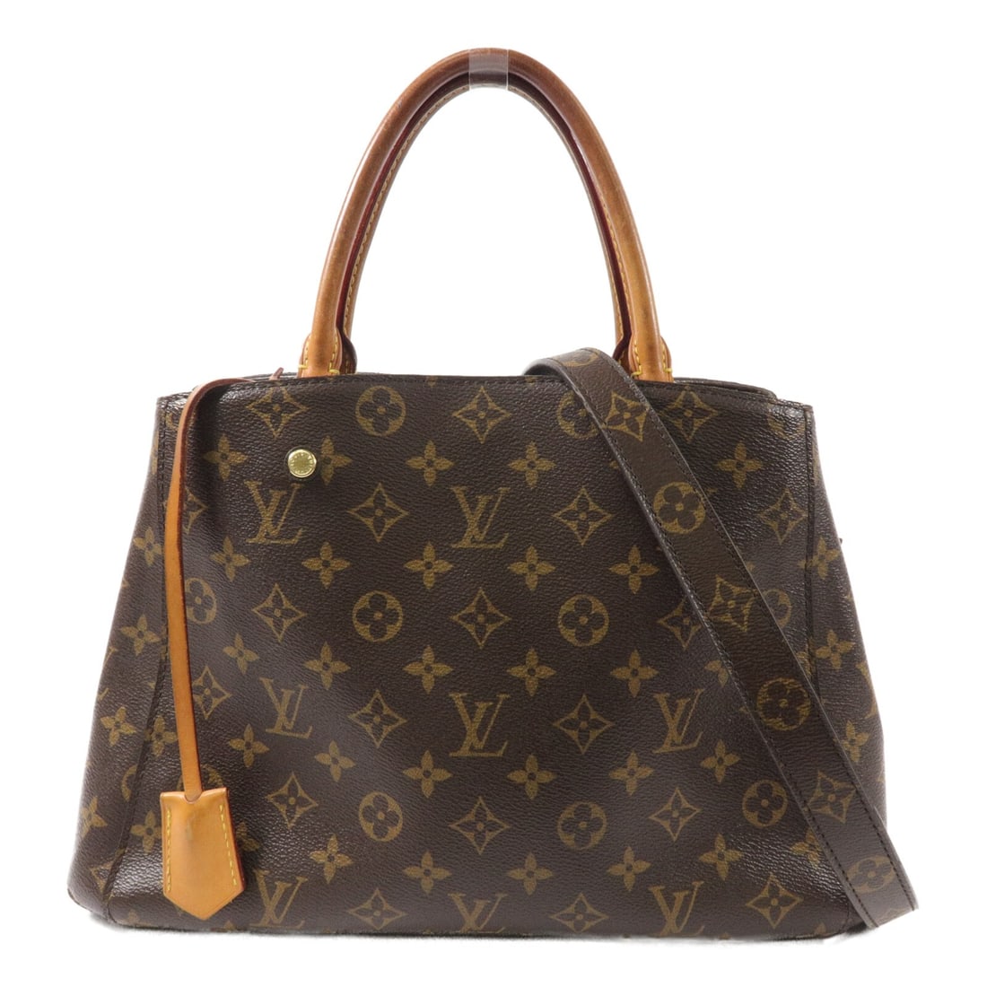 Louis Vuitton Montaigne MM Monogram Shoulder Bag M41056 Brown (1 of 13)