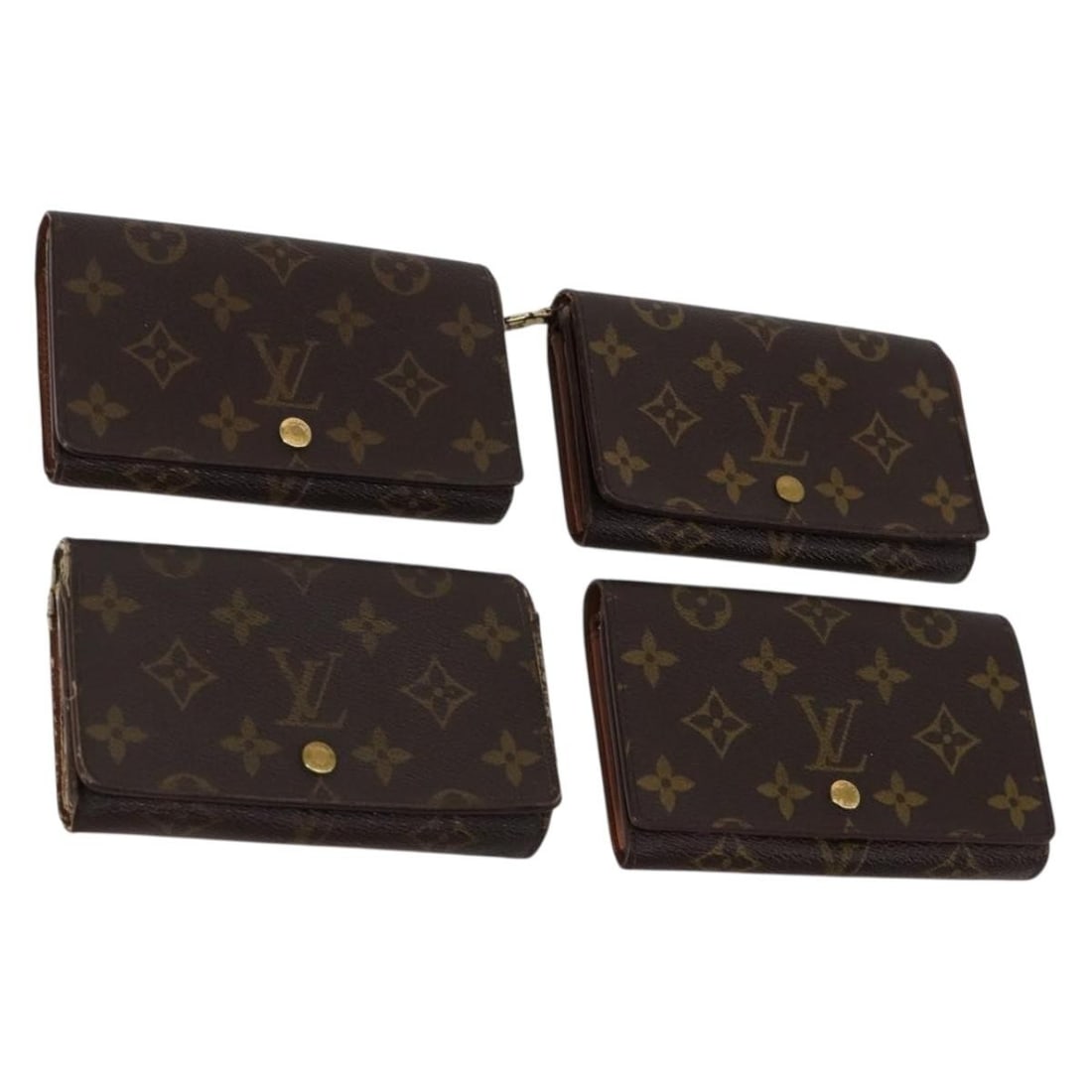 Louis Vuitton Monogram Canvas Tresol Wallet M61736 Set: Louis Vuitton Monogram Canvas Tresol Wallet M61736 Set This is a Louis Vuitton Monogram Portefeuille Tresol Wallet set, model M61736, crafted from the brand's signature monogram canvas. Made in France