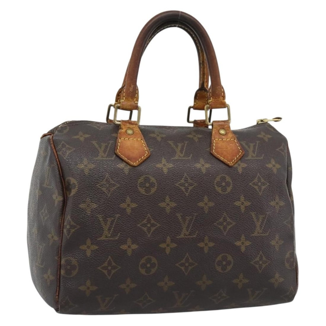 Louis Vuitton M41528 Speedy 25 Monogram Canvas Handbag France: Louis Vuitton M41528 Speedy 25 Monogram Canvas Handbag France Louis Vuitton Speedy 25 hand bag in Monogram Canvas, made in France. The bag comes with a dust bag and is identified with product line M41