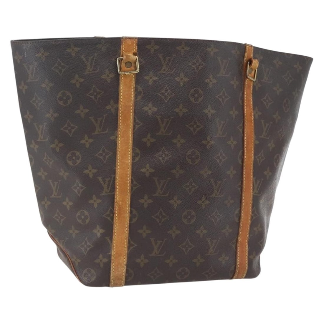 Louis Vuitton M51108 Monogram Canvas Sac Shopping Tote France: Louis Vuitton M51108 Monogram Canvas Sac Shopping Tote France This is a Louis Vuitton Monogram Sac Shopping Tote Bag, model M51108. Crafted from the signature monogram canvas, this tote features a spa