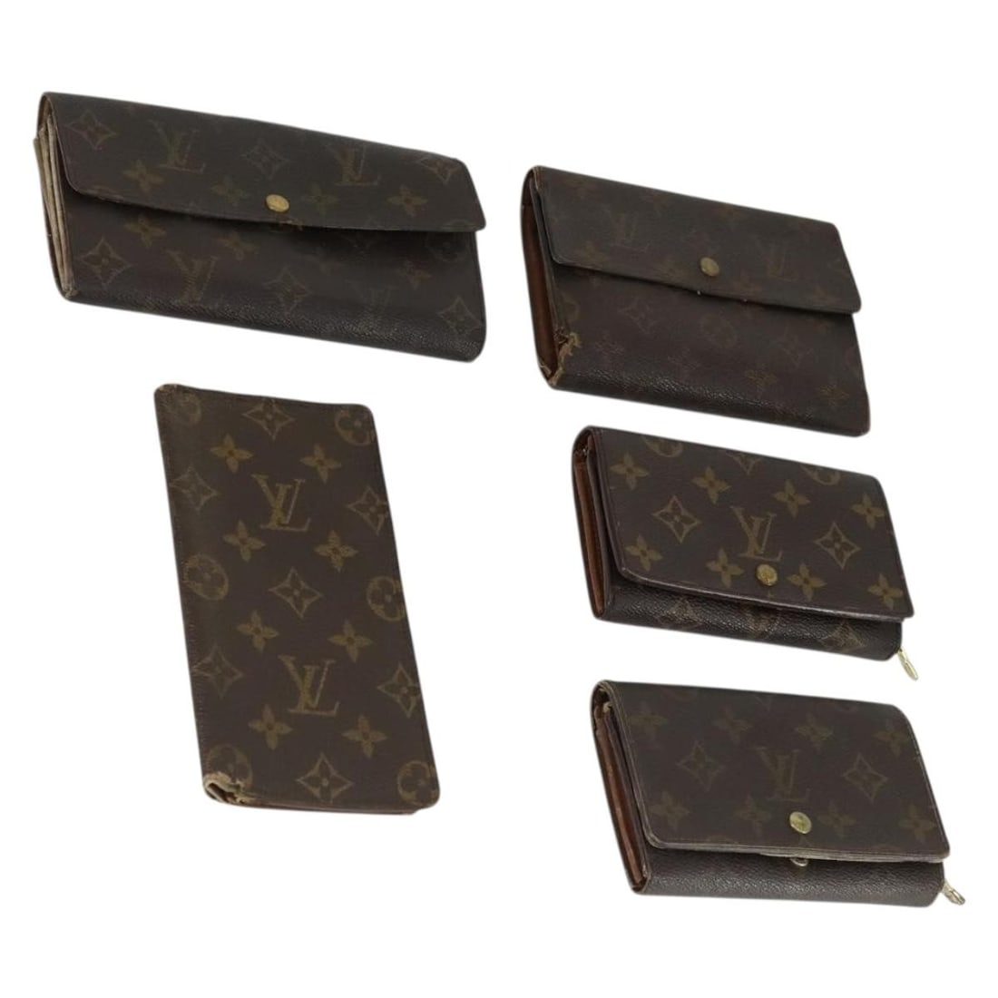 Set of 5 Louis Vuitton Monogram Canvas Wallets (1 of 18)