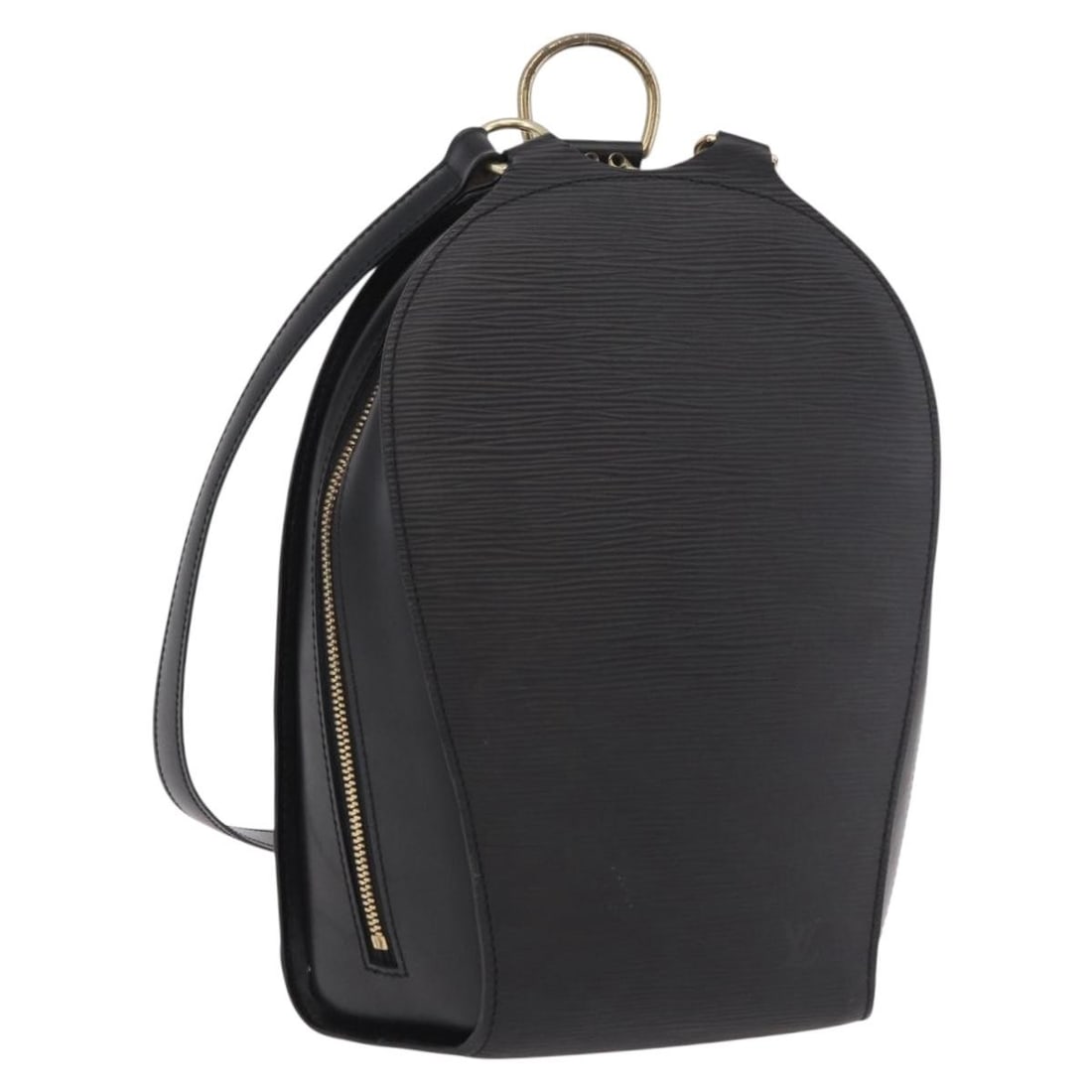 Louis Vuitton Mabillon Epi Leather Backpack Black M52232: Louis Vuitton Mabillon Epi Leather Backpack Black M52232 Louis Vuitton Mabillon backpack in black Epi leather, made in France. This women's backpack features the M52232 product line and measures appro