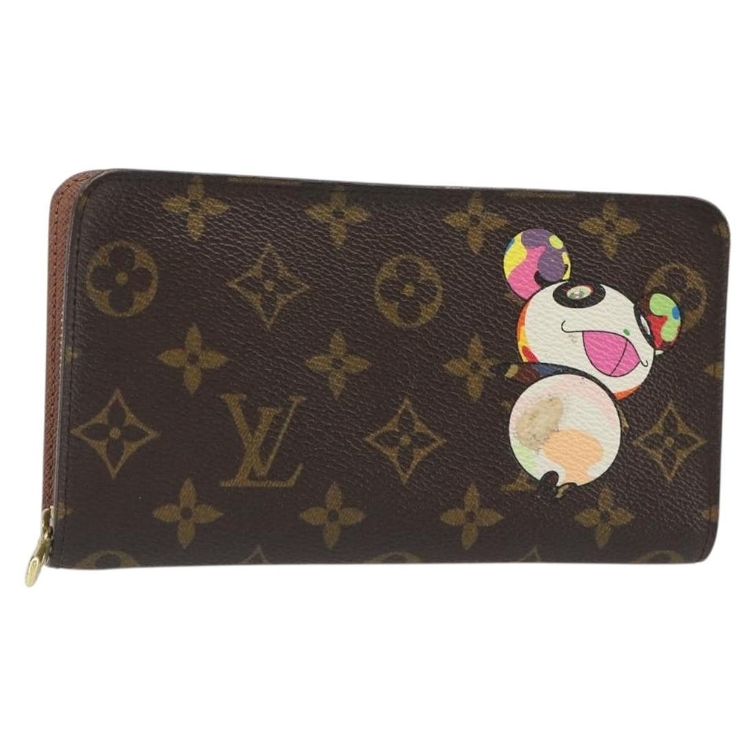 Louis Vuitton M61729 Porte Monnaie Zip Monogram Canvas Long Wallet: Louis Vuitton M61729 Porte Monnaie Zip Monogram Canvas Long Wallet Louis Vuitton long wallet in Monogram Canvas, style M61729, made in Spain. The wallet is in heavily used condition with visible wear,