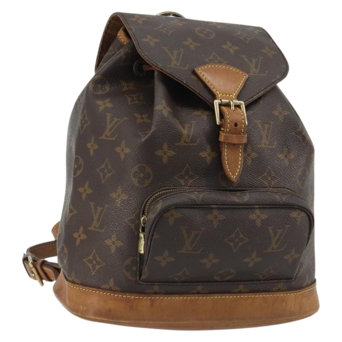Louis Vuitton M51136 Montsouris MM Monogram Canvas Backpack: Louis Vuitton M51136 Montsouris MM Monogram Canvas Backpack Louis Vuitton Montsouris MM backpack in Monogram Canvas with a Monogram colorway. This backpack is made in France and identified by product 