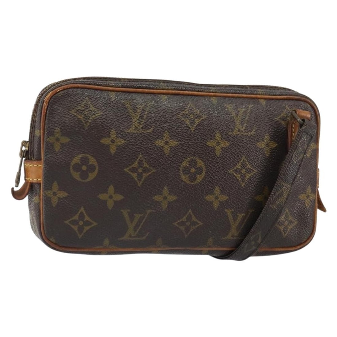 Louis Vuitton Marly Bandouliere Monogram Canvas Shoulder Bag M51828: Louis Vuitton Marly Bandouliere Monogram Canvas Shoulder Bag M51828 This Louis Vuitton Marly Bandouliere shoulder bag features the iconic Monogram canvas with an adjustable shoulder strap. The bag is 