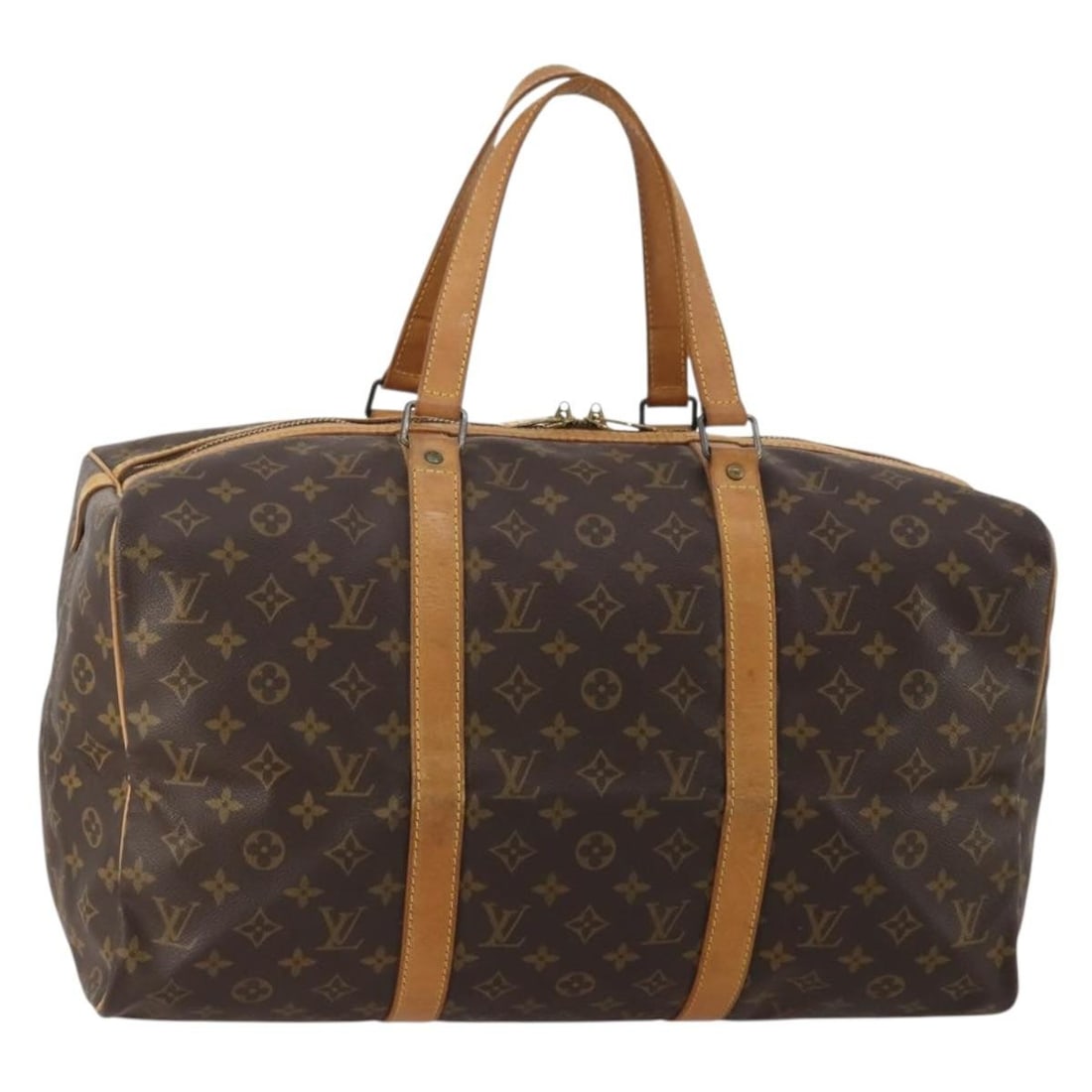 Louis Vuitton M41624 Sac Souple 45 Monogram Canvas Boston Bag: Louis Vuitton M41624 Sac Souple 45 Monogram Canvas Boston Bag Louis Vuitton Sac Souple 45 Boston Bag in Monogram Canvas, made in France. This bag features the classic Monogram color/pattern and a Bost