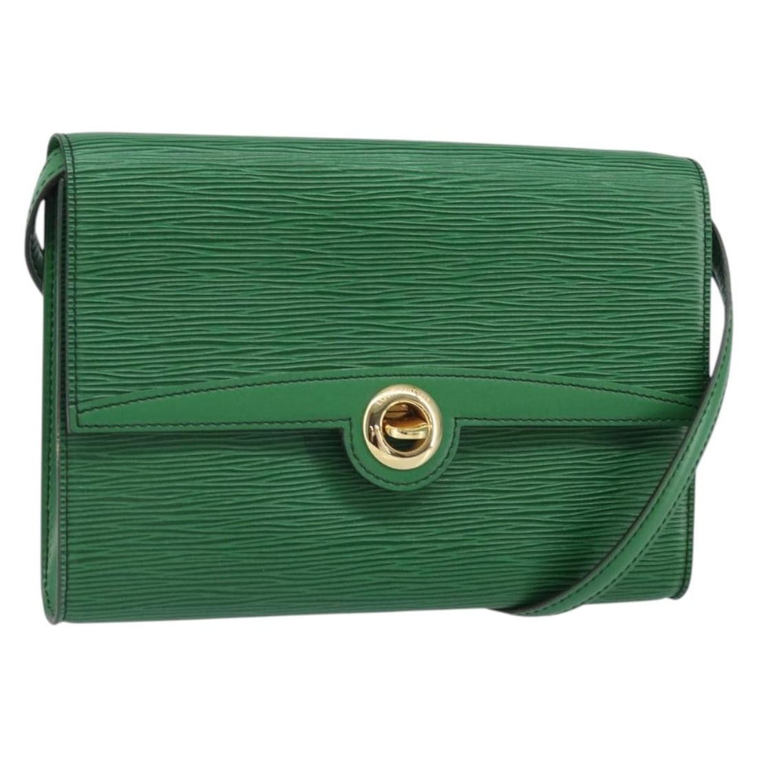 Louis Vuitton M52574 Epi Leather Pochette Arche Green Shoulder Bag: Louis Vuitton M52574 Epi Leather Pochette Arche Green Shoulder Bag Louis Vuitton Epi Pochette Arche shoulder bag in green Epi leather, made in France. It comes with a dust bag and shoulder strap. The 