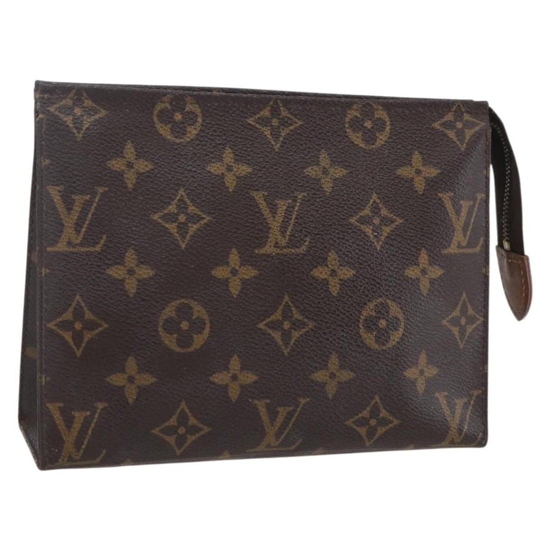 Louis Vuitton Monogram Canvas Poche Toilette 19 Pouch M47544: Louis Vuitton Monogram Canvas Poche Toilette 19 Pouch M47544 This Louis Vuitton Monogram Poche Toilette 19 pouch is crafted from the brand's signature monogram canvas in a classic monogram color. Made