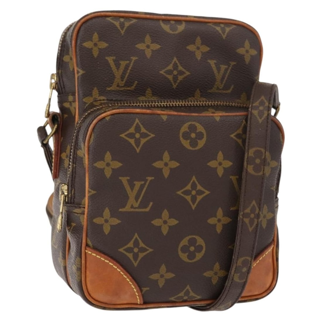 LOUIS VUITTON Monogram Amazon Shoulder Bag M45236 Auth Made in France: LOUIS VUITTON Monogram Amazon Shoulder Bag M45236 Auth Made in France Introducing the LOUIS VUITTON Monogram Amazon Shoulder Bag, a stylish and functional accessory crafted from high-quality Monogram 