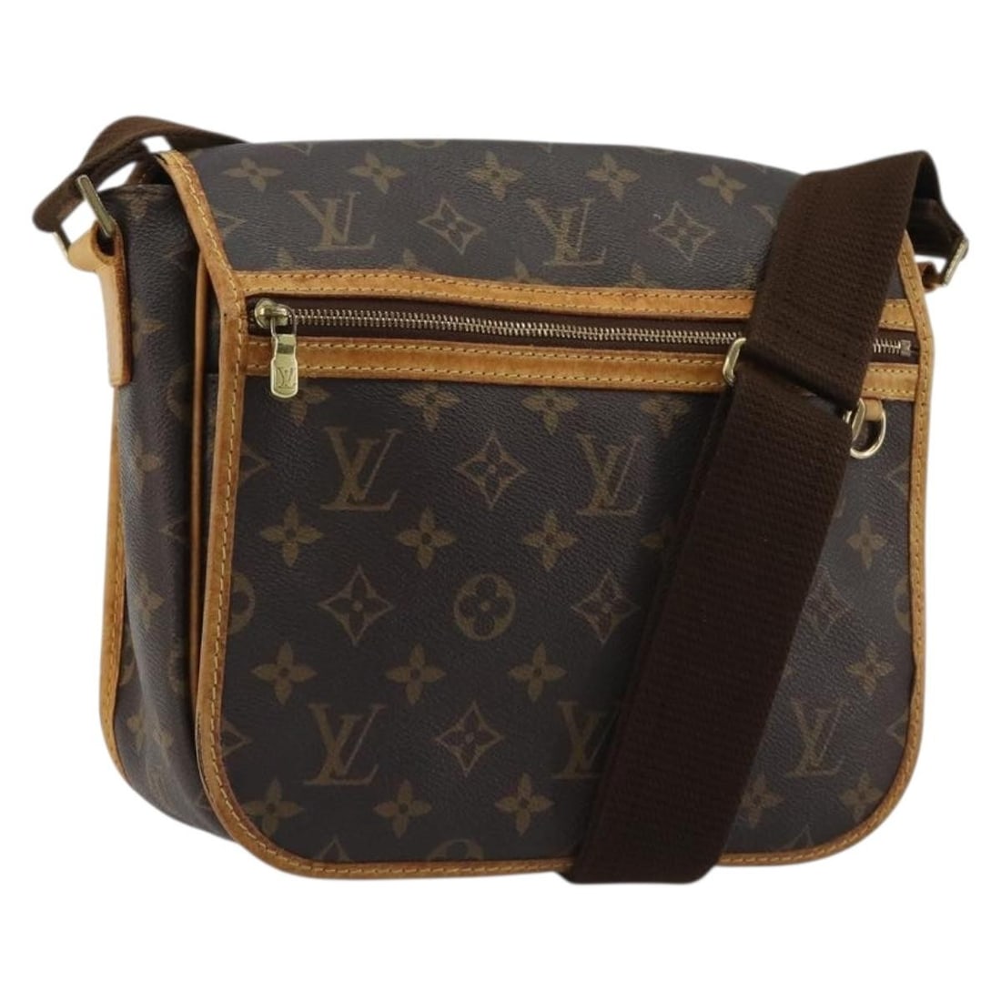 Louis Vuitton M40044 Pochette Bosphore Monogram Canvas Shoulder Bag: Louis Vuitton M40044 Pochette Bosphore Monogram Canvas Shoulder Bag Louis Vuitton Monogram Pochette Bosphore shoulder bag in Monogram Canvas, made in France. Designed for women, this shoulder bag feat