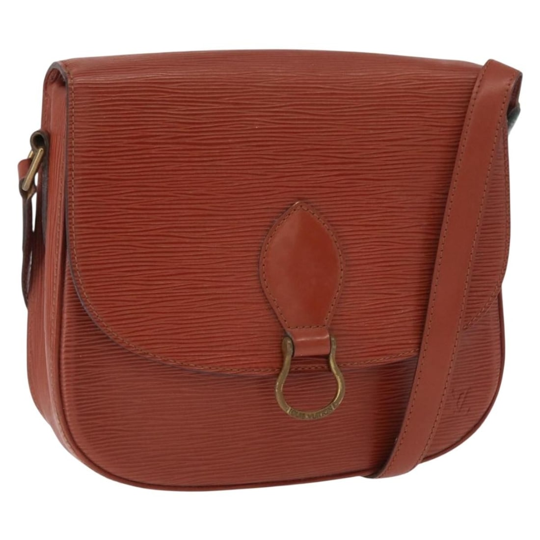 Louis Vuitton M52193 Saint Cloud GM Brown Epi Leather Shoulder Bag: Louis Vuitton M52193 Saint Cloud GM Brown Epi Leather Shoulder Bag Louis Vuitton Epi Saint Cloud GM shoulder bag in brown Epi leather, made in France. This women's shoulder bag features a shoulder str
