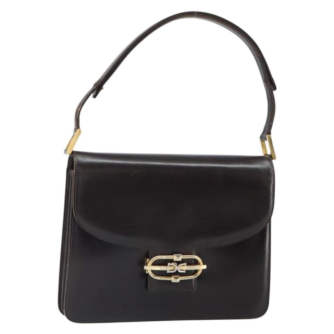 Gucci Brown Gold Leather Shoulder Bag Women Italy 162097: Gucci Brown Gold Leather Shoulder Bag Women Italy 162097 This GUCCI shoulder bag features a brown and gold leather exterior and is designed for women. The bag is made in Italy and offers both style an