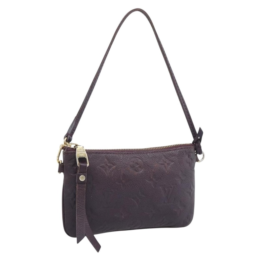 Louis Vuitton Citadine PM accessory pouch in purple Monogram Empreinte leather: Louis Vuitton Citadine PM accessory pouch in purple Monogram Empreinte leather Louis Vuitton Citadine PM accessory pouch in purple Monogram Empreinte leather. Made in France, this pouch measures appro